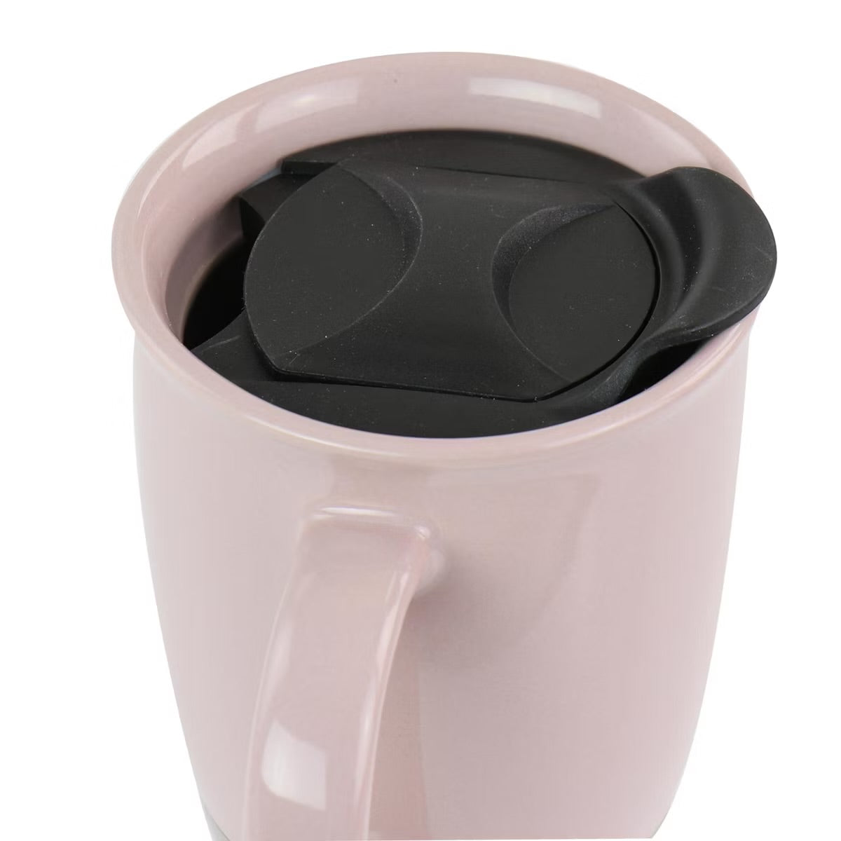 Mr. Coffee 3 Piece 14 oz Stoneware Travel Mug Set in Assorted Colors