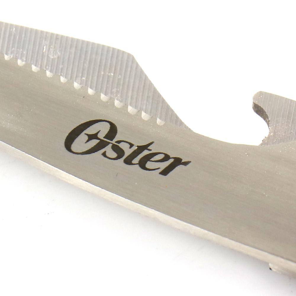 Oster Gunderson 2 Piece Black Stainless Steel Cutlery Set Shears Cleaver