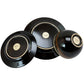 Gibson Everston 12 Piece Round Brown Stoneware Dinnerware Dish Set