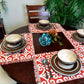 Gibson Everston 12 Piece Round Brown Stoneware Dinnerware Dish Set