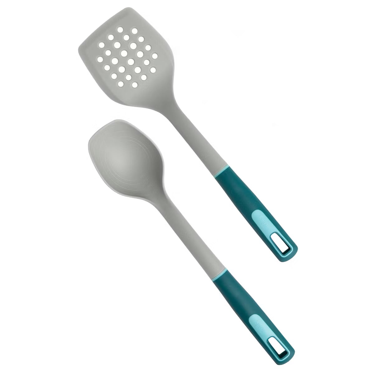 Spice By Tia Mowry 10 Piece Ceramic Nonstick Aluminum Cookware Set in Teal