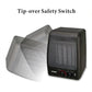 Optimus 1500W Portable Compact Ceramic Space Heater w Safety Overheat Cut Off