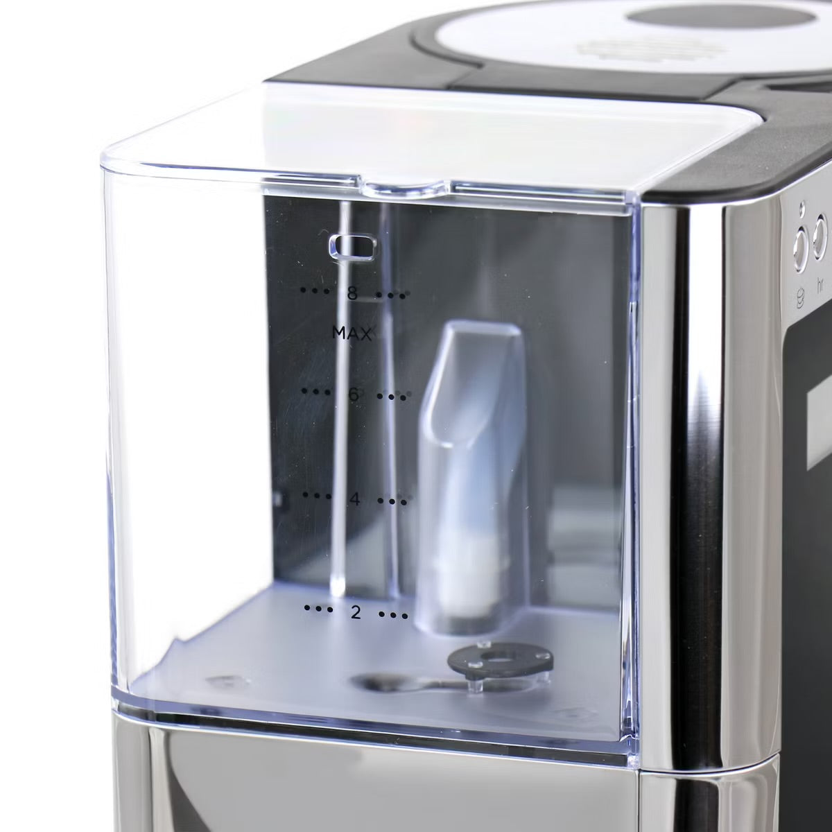 Russell Hobbs Black & Stainless Steel Glass 8 Cup Coffee Maker Machine