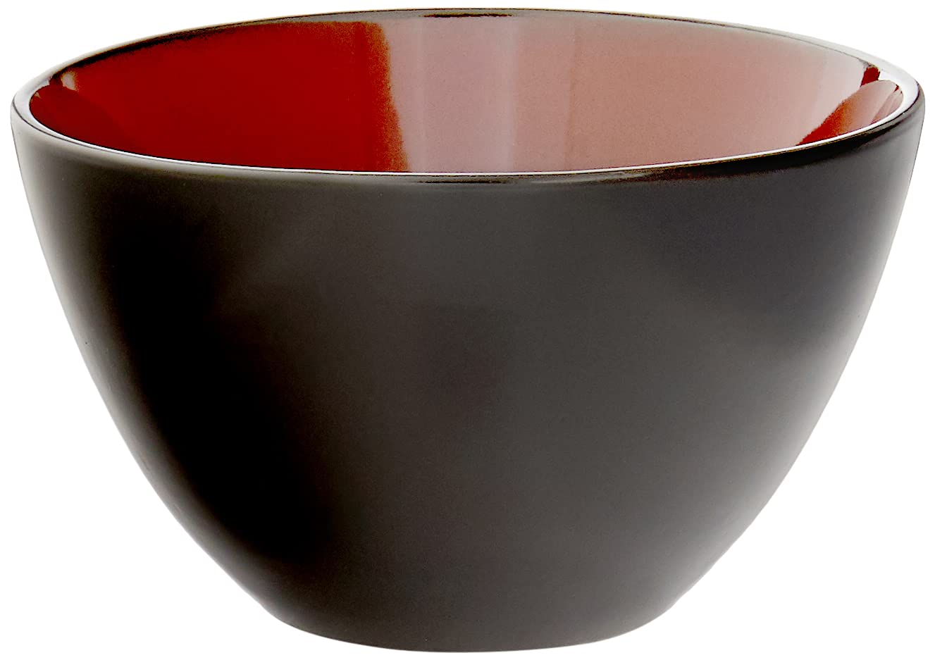 Gibson Soho Lounge Round 16-Piece Glazed Red Stoneware Dinnerware Set Burgundy