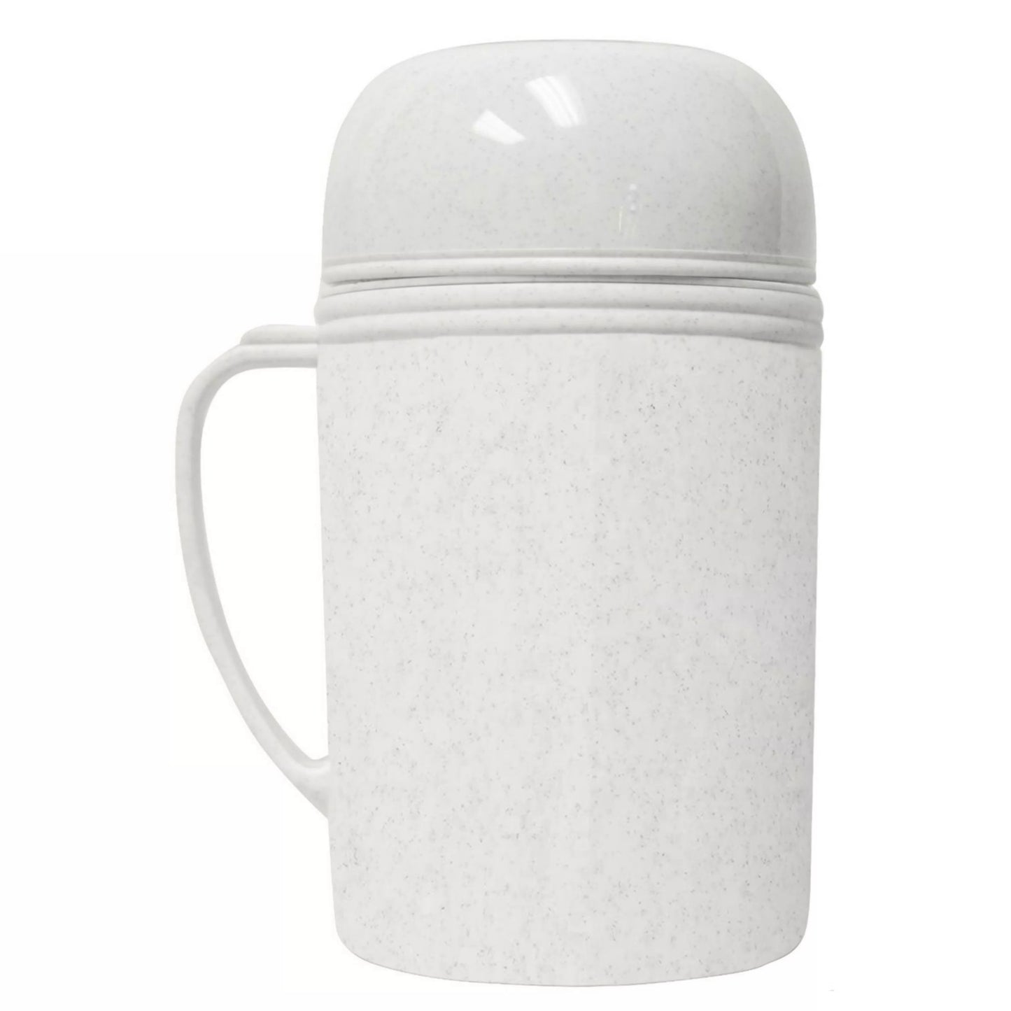 Brentwood 0.5 Liter / 16.9 oz Wide Mouth Foam Glass Vacuum Insulated Food Thermos