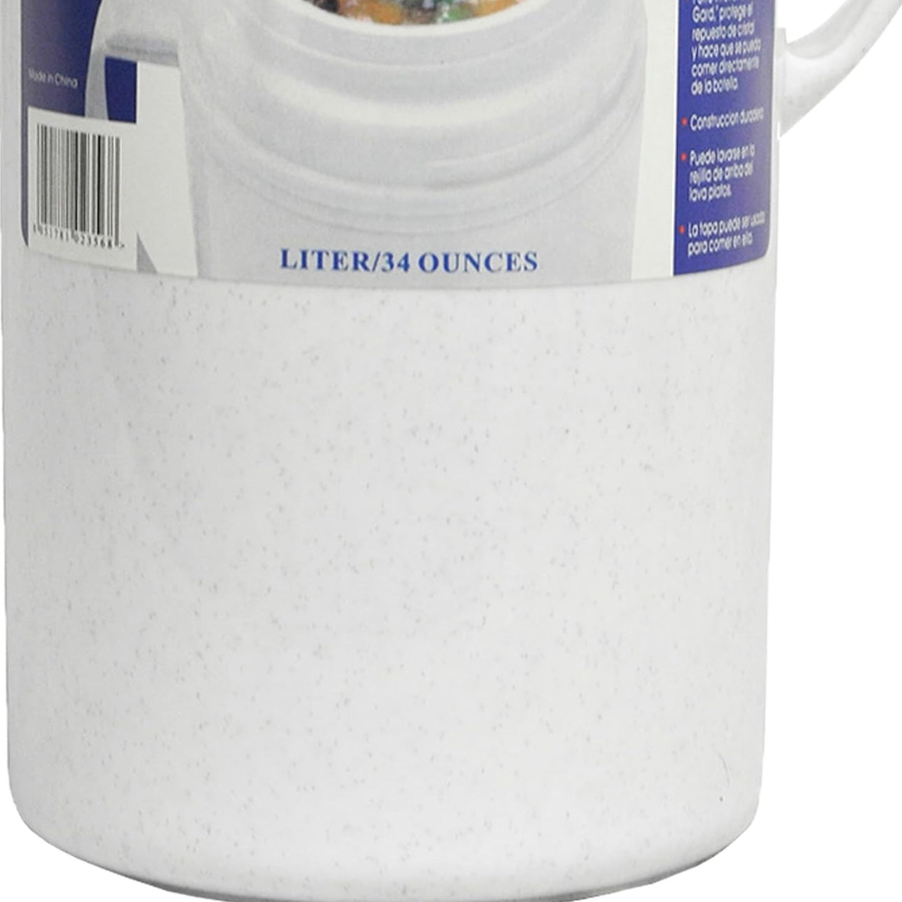 Brentwood 1.0 Liter / 34 oz Wide Mouth Foam Glass Vacuum Insulated Food Thermos