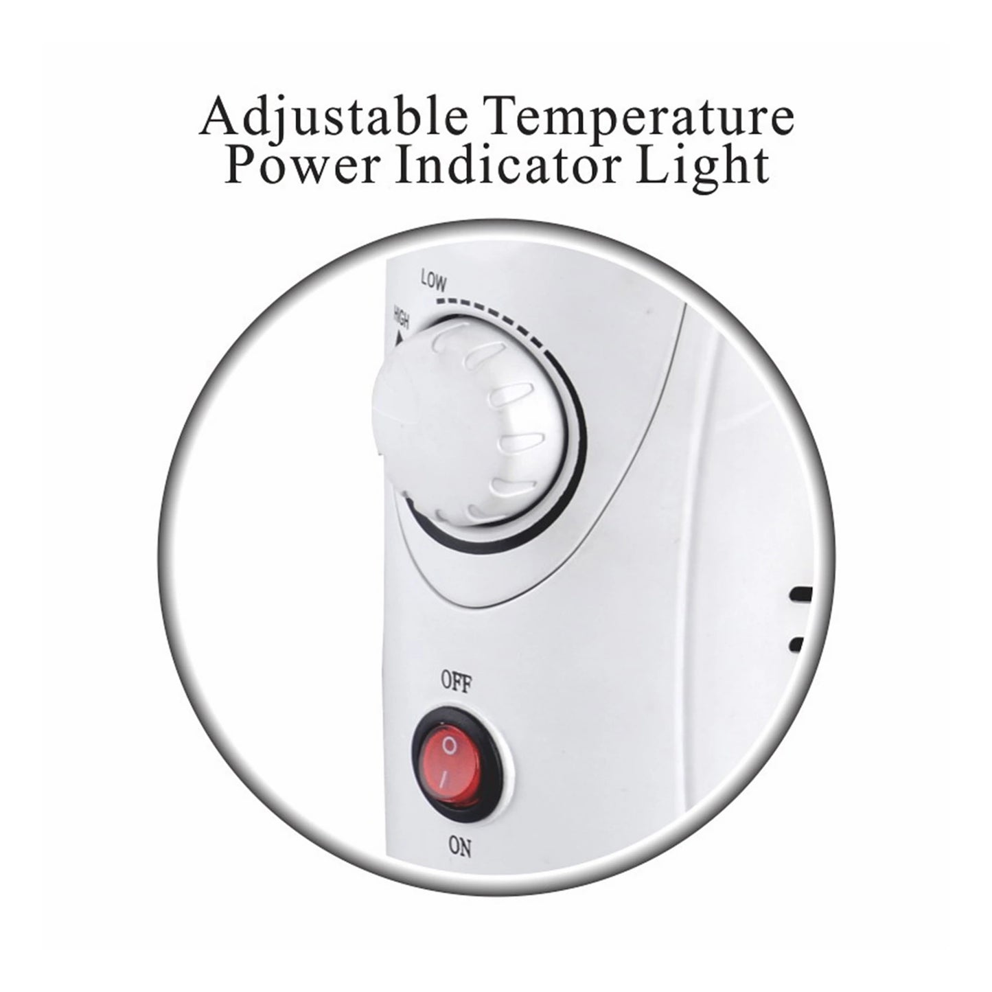 Optimus 700W Portable Electric Mini 7 Fins Oil Filled Convection Heater Radiator