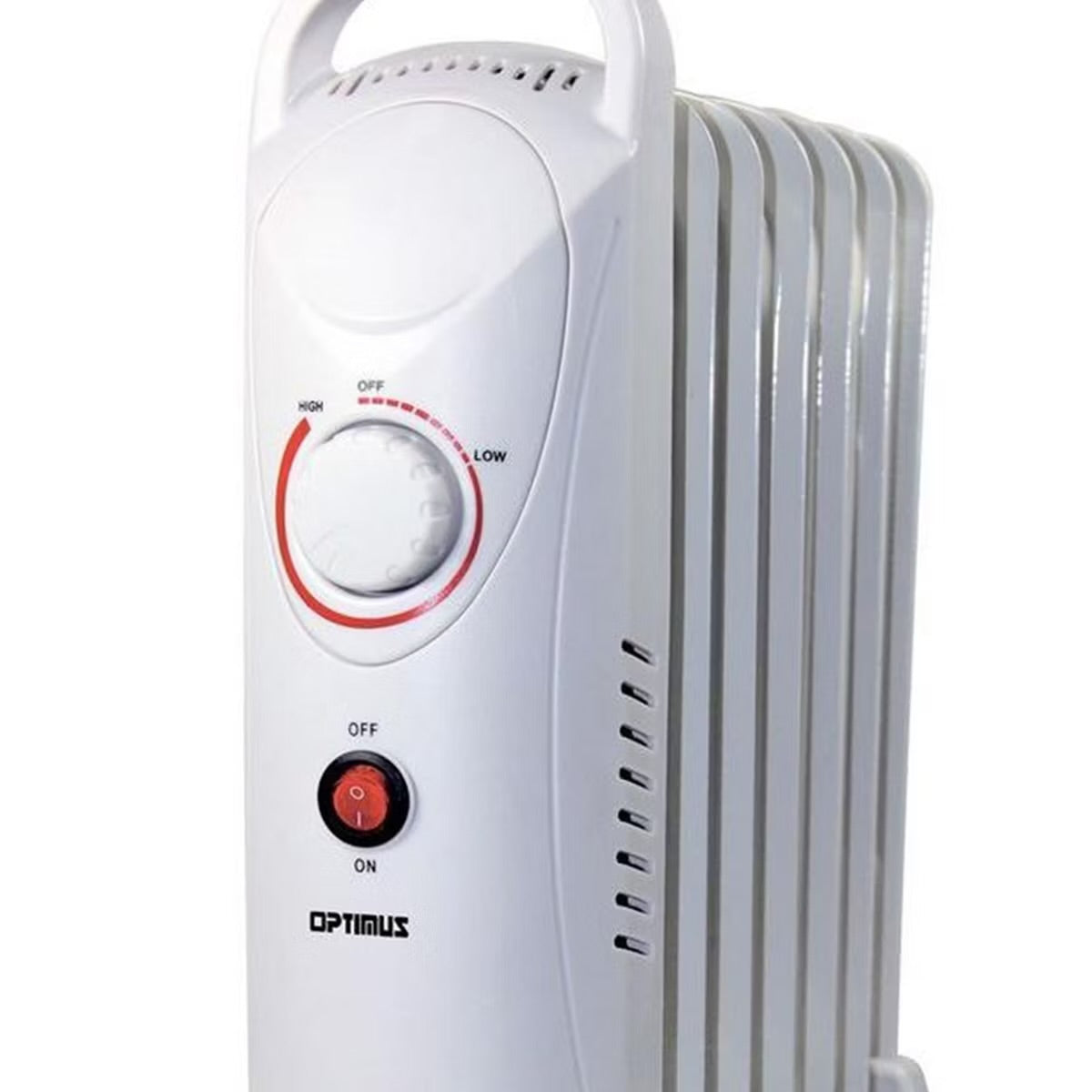 Optimus 700W Portable Electric Mini 7 Fins Oil Filled Convection Heater Radiator