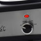 MegaChef 1000W Triple 2.5 Qt Slow Cooker Buffet Server w Ceramic Pots Lid Rests
