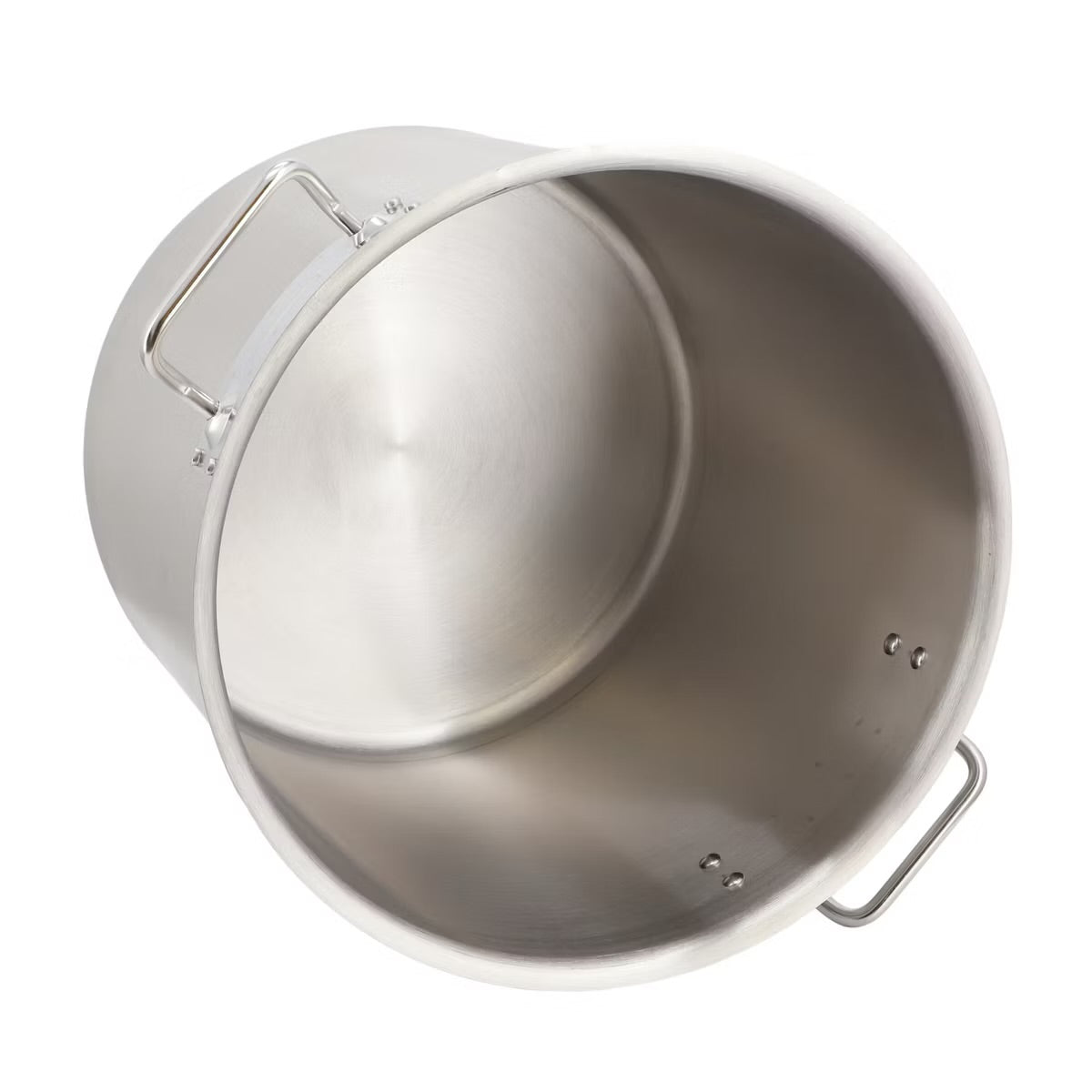 MegaChef Professional Kitchen 38.5 qt Round Stainless Steel Stock Pot w Lid