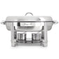 MegaChef 5.8 qt Stainless Oval Professional Chafing Dish Food Warmer Buffet
