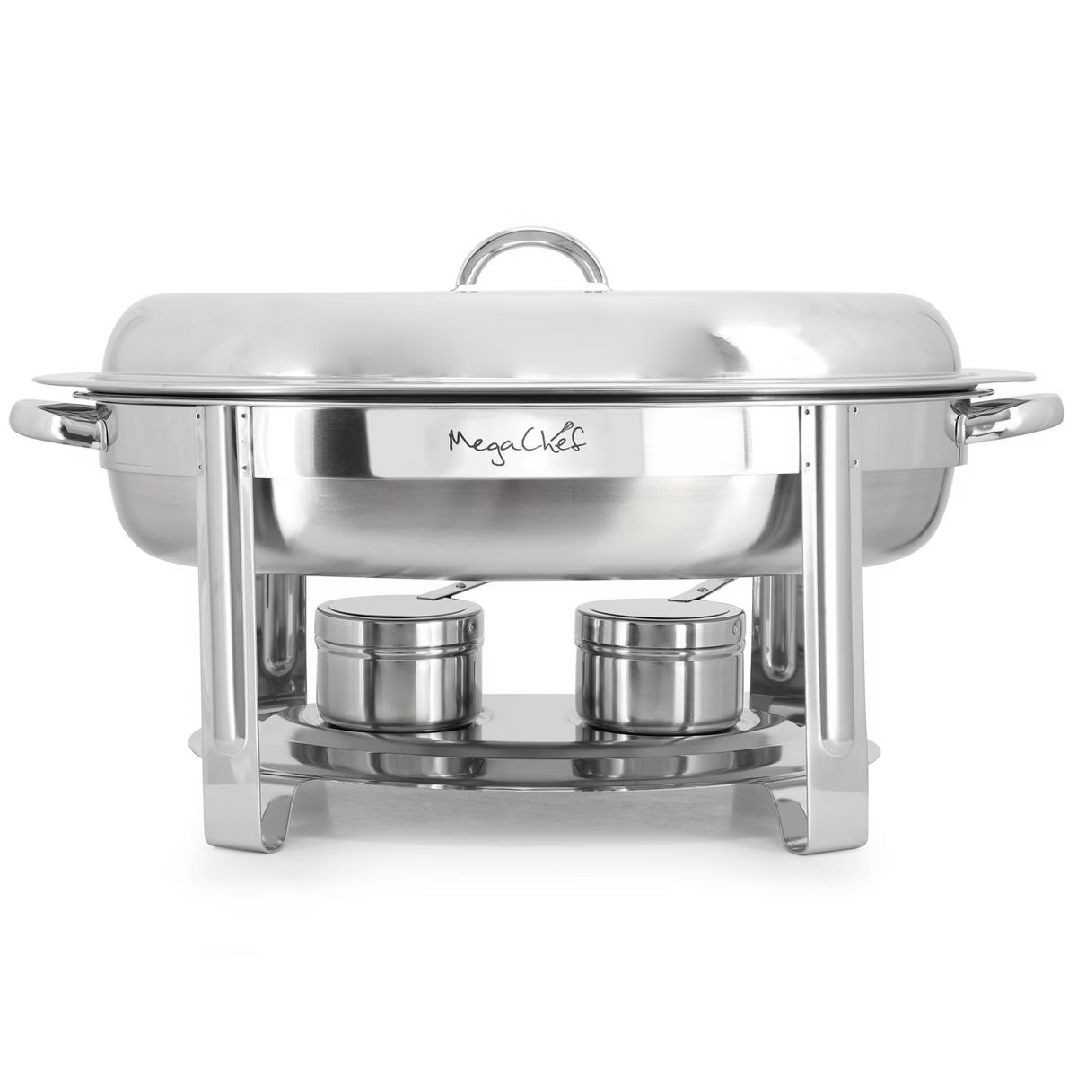 MegaChef 5.8 qt Stainless Oval Professional Chafing Dish Food Warmer Buffet