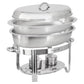 MegaChef 5.8 qt Stainless Oval Professional Chafing Dish Food Warmer Buffet