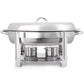 MegaChef 5.8 qt Stainless Oval Professional Chafing Dish Food Warmer Buffet