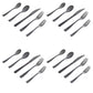 Gibson Elite Holland Road 20 Piece Black Stainless Steel Flatware Set