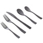 Gibson Elite Holland Road 20 Piece Black Stainless Steel Flatware Set