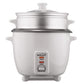 Brentwood 400W 5 Cup Non-Stick Rice Cooker & Steamer TS-600S w Lid Paddle Tray