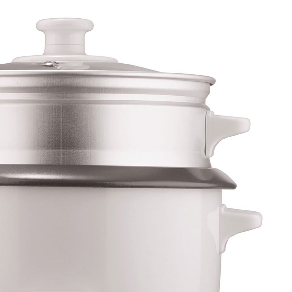 Brentwood 400W 5 Cup Non-Stick Rice Cooker & Steamer TS-600S w Lid Paddle Tray
