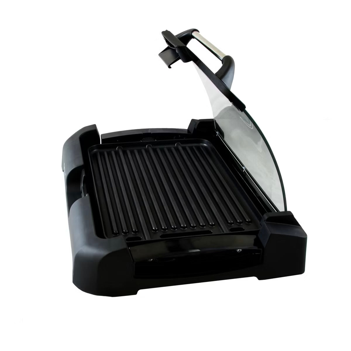Megachef 1800W Reversible Non-stick Indoor Grill & Griddle w Removable Glass Lid