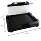 Megachef 1800W Reversible Non-stick Indoor Grill & Griddle w Removable Glass Lid