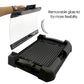 Megachef 1800W Reversible Non-stick Indoor Grill & Griddle w Removable Glass Lid
