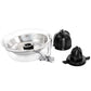 MegaChef 160W Stainless Steel Electric Citrus Juicer w Reamer & Anti-drip