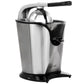 MegaChef 160W Stainless Steel Electric Citrus Juicer w Reamer & Anti-drip
