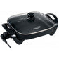 Brentwood 12" 1400W Nonstick Electric Skillet w Glass Lid in Black