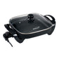 Brentwood 12" 1400W Nonstick Electric Skillet w Glass Lid in Black