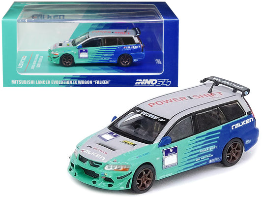 Mitsubishi Lancer Evolution IX Wagon RHD Right Hand Drive Falken Livery 1/64 Di