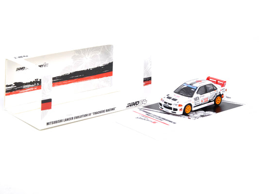 Mitsubishi Lancer Evolution III RHD Right Hand Drive #983 Trackerz Racing 1/64