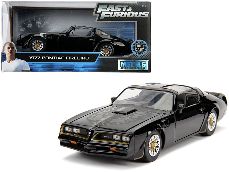 Tego's 1977 Pontiac Firebird Black Fast & Furious Movie 1/24 Diecast Car Jada