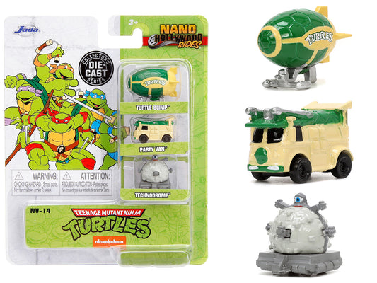 Teenage Mutant Ninja Turtles 3 piece Set Nickelodeon Nano Hollywood Rides Serie