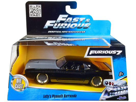 Letty's Plymouth Barracuda Fast & Furious 7 Movie 1/32 Diecast Car Jada