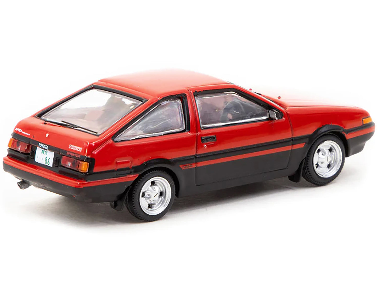 Toyota Sprinter Trueno AE86 RHD Right Hand Drive Red & Black w Red Interior J Co