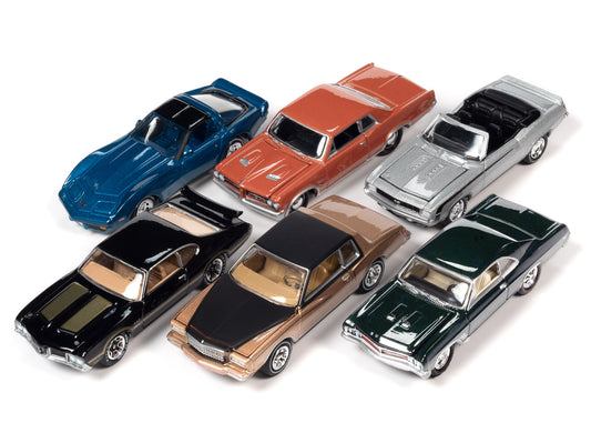 Muscle Cars USA 2023 Set B of 6 Pcs Release 1 OK Used Cars 1/64 Diecast Cars Jo