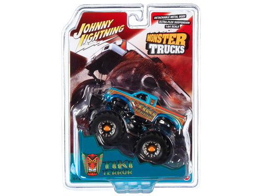 Tiki Terror Monster Truck Who do Voo Doo? w Black Wheels Monster Trucks Series