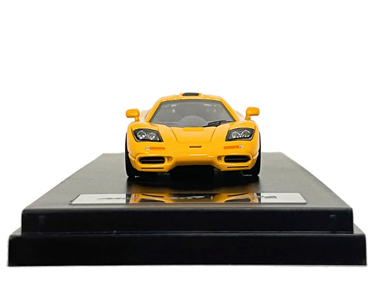 McLaren F1 Yellow 1/64 Diecast Car LCD Models