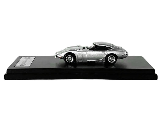 Toyota 2000GT RHD Right Hand Drive Silver Metallic 1/64 Diecast Car LCD Models