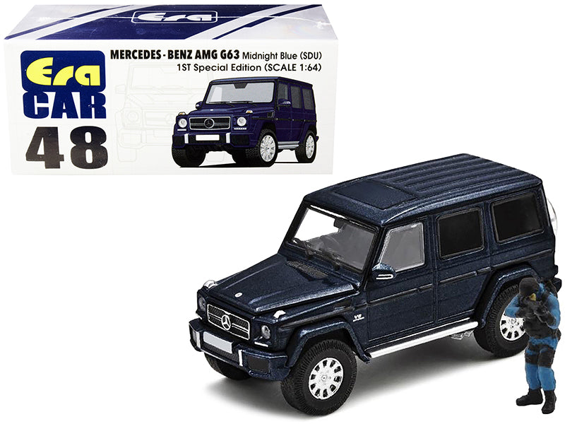 Mercedes Benz G63 SDU Midnight Blue Metallic 1ST Special Edition w Officer Figu
