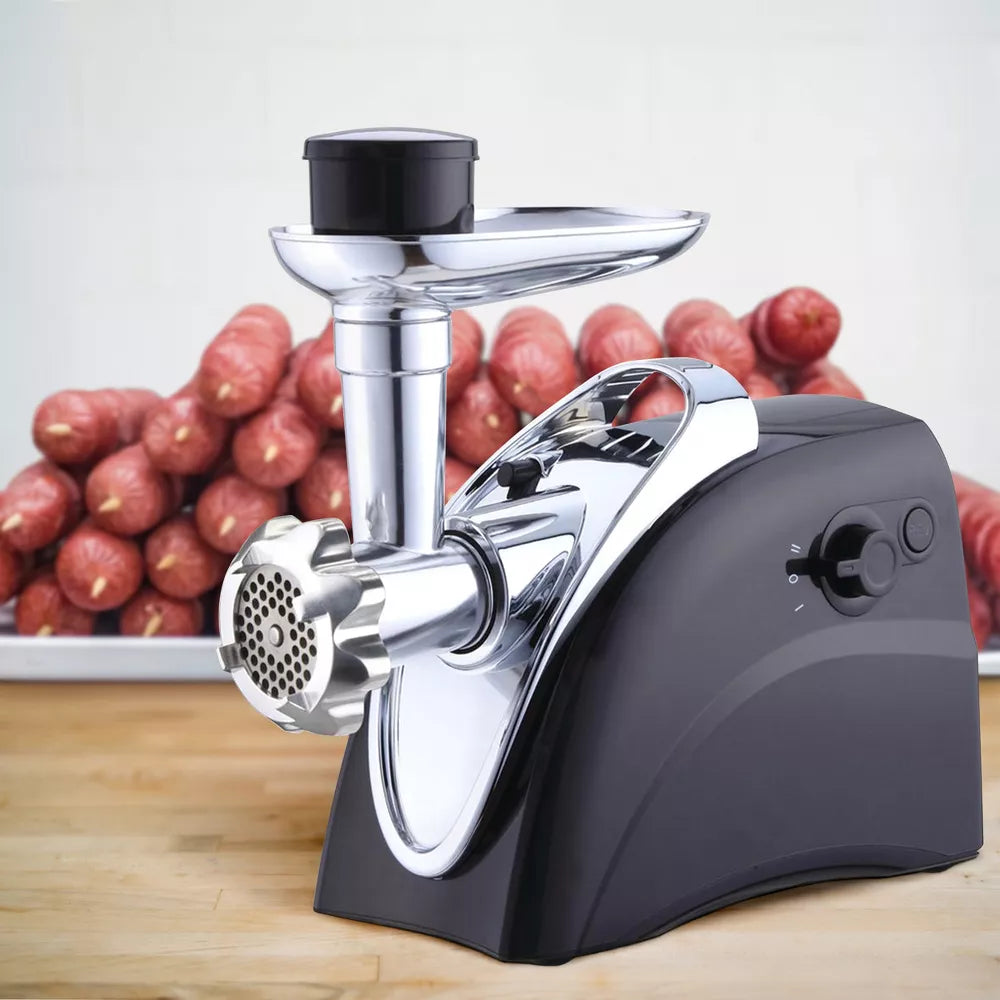 Brentwood 400 Watt Black 2-Speed Electric Meat Grinder & Sausage Stuffer