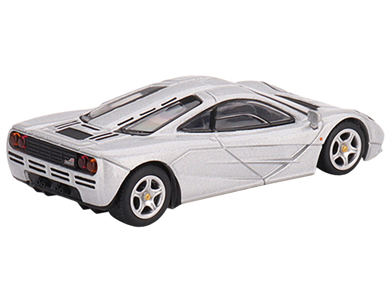 McLaren F1 Magnesium Silver Metallic Limited Edition to 3000 Pcs Worldwide 1/64