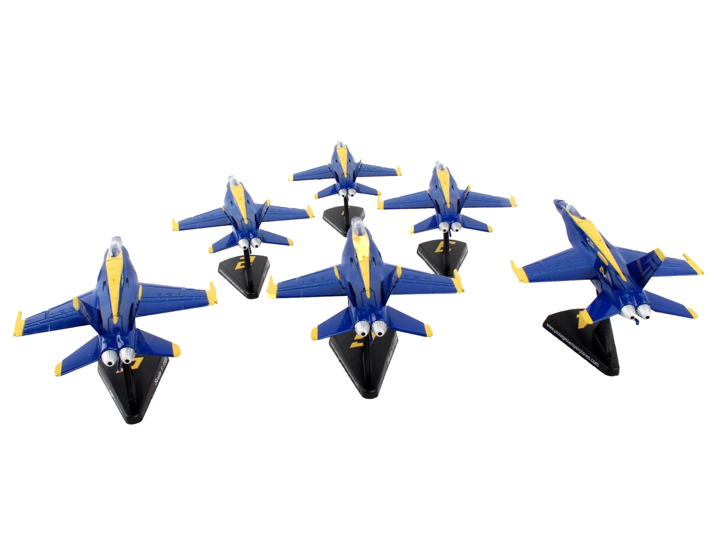 McDonnell Douglas F/A-18 Hornet Aircraft Blue Angels United States Navy 6 piece