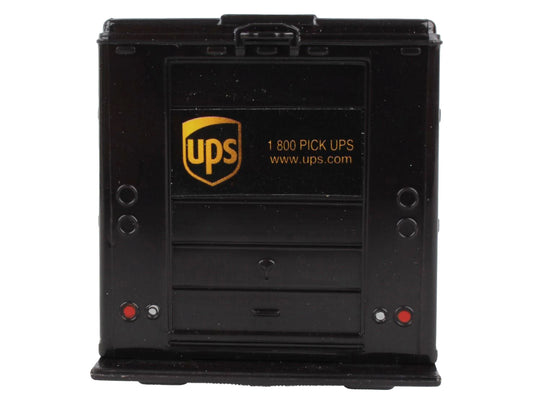 UPS Package Truck Brown UPS Services Plastic Model by Daron