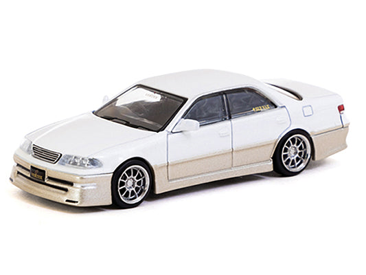 Toyota Mark II JZX100 VERTEX RHD Right Hand Drive White Metallic & Beige Metalli