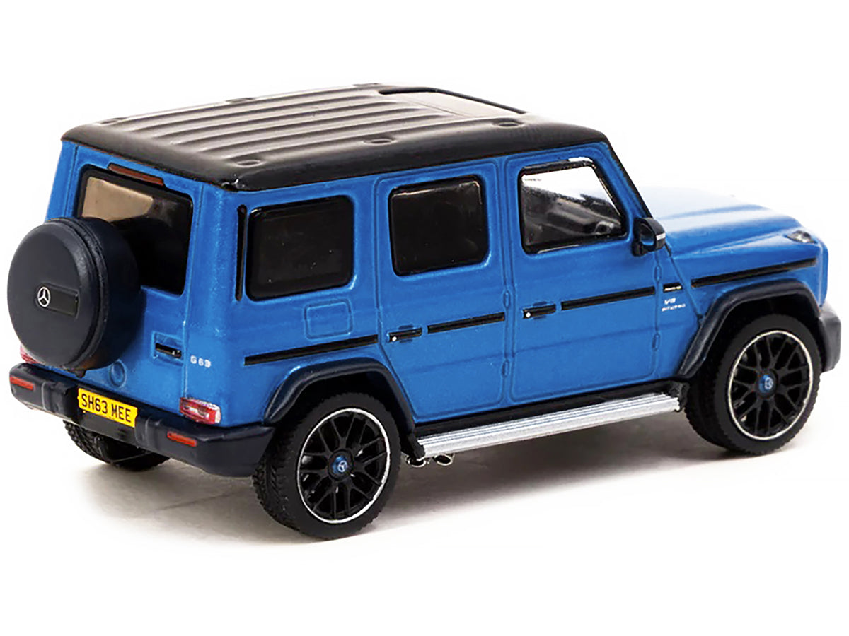 Mercedes-AMG G 63 Blue Metallic w Black Top Shmee150 Collab64 Series 1/64 Dieca