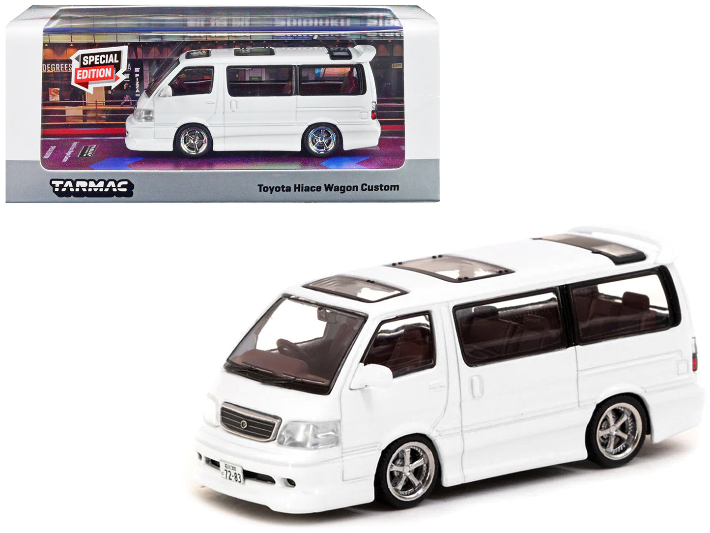 Toyota Hiace Wagon Custom Van RHD Right Hand Drive White Special Edition Road64