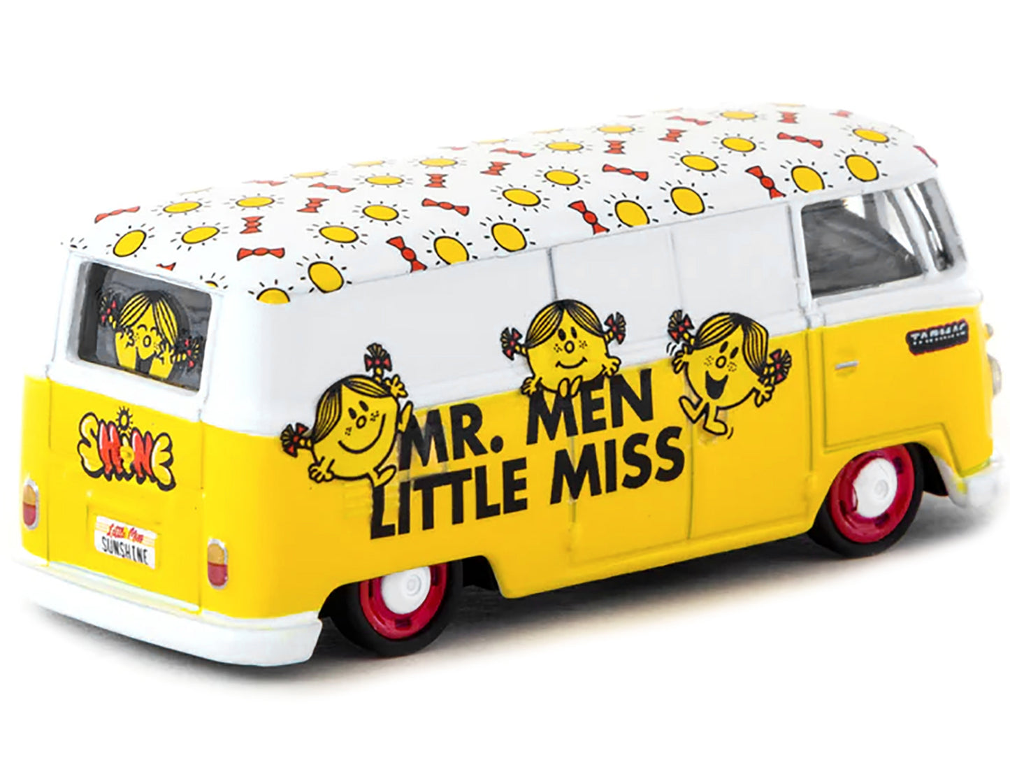 Volkswagen Type II T1 Panel Van Little Miss Sunshine Yellow White Mr. Men & Lit