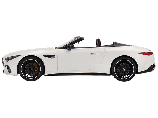 Mercedes-AMG SL 63 Roadster White 1/18 Model Car Top Speed