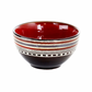Gibson Elite Cafe Versailles 16 pc Double Bowl Dinnerware Set - Red